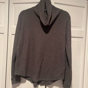 Splendid waffle knit, cowel neck